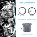 Port Torque Cones Gasket Seal Kit Compatible for Harley Big Twin Sportster 883/1200 1986-2017 Dyna FXD Softail Touring