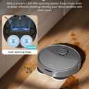 Lefant LiDAR Robot Vacuum and Mop, 20000Pa Suction, 90-Day Self-Emptying, Obstacle Avoidance, Auto Mop Washing&Drying, All-in-One for Pet Hair Carpet, 5G WiFi Alexa/APP/iWatch Control, M3 Max