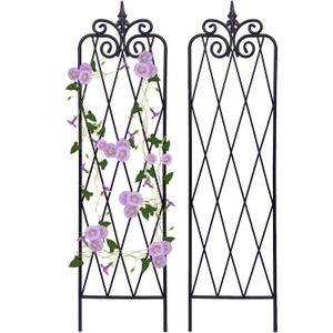 Trellis for Climbing Plants 59inch x15inch Rustproof Metal Vine Trellises for Outdoor Climbing Plants Support Structures A (150cm) 2Pack