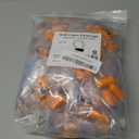 100 Pairs Orange Foam Ear Plugs - 33dB NRR Highest Protection, Soft & Comfortable Noise Canceling Earplugs for Sleeping, Work, Snoring, Construction, Loud Noise