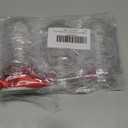 SUNWISHA 15pcs Christmas Clear Acrylic Balls Ornament Set with Bow Tie, Xmas Classic Tree Balls for Holiday Indoor Outdoor Dcor, Wreath, Garland, Party DcorStyle 2 for Adults