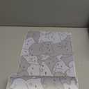 aportt White Kawaii Cats Gaming Mouse Pad XL Cute Anime Kittens Japanese Extended Big Large Desk Mat Non-Slip Rubber Base Stitched Edge Long Keyboard Mousepad for PC Computer Laptop,31.511.8 Inches