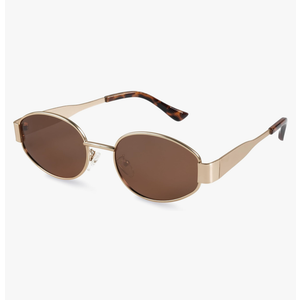 livho 2025 Trendy Oval Sunglasses - Stylish Polarized Shades for Everyday - Retro Metal Frames