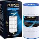 POOLPURE PLFPXST100 Pool Filter Replaces Hayward X-Stream CC1000, CCX1000-RE, Pleatco PXST100, Ultral-B6, Unicel C-8311,Filbur FC-1285, 817-0100N/P, Waterway Pro Clean 100, L x OD: 17 3/8" x 8 15/16"