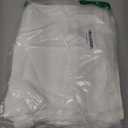 Royale Linens 100% Organic Cotton Full Flat Sheet Only - Super Soft - Percale Top Sheets - Full Flat Sheet Sold Separately - Breathable, Cool & Crisp White Sheets Only (81" x 96", White)