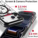 Bouvardia for iPhone 17 Pro Max Case, Compatible with Magsafe & Black Coquette Bow Design, Aesthetic Cute Girly Magnetic Phone Case from Extraordinary Designer for Women and Girl