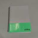 Maruman N460-33 Utoka A5 Notebook, Ring Notebook, 0.2 inch (4 mm) Ruled, Light Green