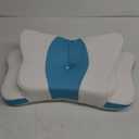 Pain Relief Cervical Pillow for Neck Support, Adjustable Ergonomic Pillow Cozy Sleeping, Odorless Orthopedic Memory Foam Pillows, Contour Bed Pillow for Side Back Stomach Sleeper (Queen Size-24.8''Lx14.96''Wx5.78''H, Dark Blue)