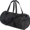 ALAZA Dark Gray Leopard Cheetah Print Sports Gym bag Gym duffle bag Duffle Bag Sport bag for Men Women Durable Handle Luggage Bag(227vb0b) OneSize