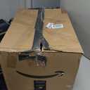 Winco 15 1/4" Black Plastic Waste Basket