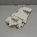 YZJZEDS 100% Cotton Christmas Pillow Covers Set of 2, 18x18 Inch Christmas Green, Winter Tree Print Decorative Xmas Throw Pillow Covers Cushion Case Winter Home Decor for Sofa Bed Living Room