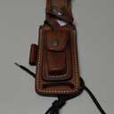 Ottoza TOP GRAIN Leather Knife Sheaths for Fixed Blade Knives, Leather Knife Sheath for Belt, Leather Knife Holster Belt Knife Holder, Vertical Knife Sheath for Belt No:207