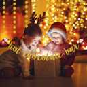 2 x Hot Chocolate Bar Banner Gold Glitter Hot Chocolate Bar Sign Christmas Decorations for Wintertime Holiday Christmas Party New Year Party Decorations