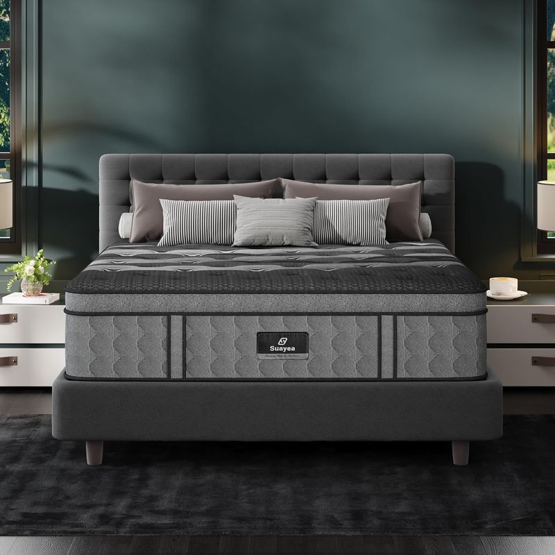 California King Mattress, 12 Inch Cal King Mattress in a Box, Upgraded ...