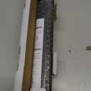 Peakeep Large Display Digital Alarm Clock for Bedrooms, Date Day of Week Calendar Desk Table Clocks for Living Room Office, Dimmable Plug in Electric Clock, 5 Volumes, Loud, Auto DST (White and Green)