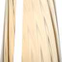 Modern Large Glass Vase H-9.8" Amber Vases for Flowers, Centerpieces and Decorative Accents - Tall Plant Vase for Office Home Table Decor