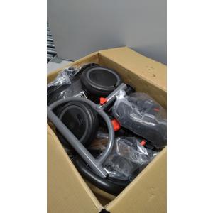 Toddler Tricycle for 18 Months to 5 Years, Foldable Tricycles for 3-5 Year Olds, Kids Tricycle with Adjustable Carry-Friendly Ergonomic Seat and Covered Large Basket, Grey