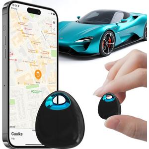 GPS Tracker for Vehicles Cars Kids & Pets Real-Time Global Coverage No SIM Card/No Subscription Long Standby Mini Waterproof Portable Tracking Device for Dogs Elderly & Assets (Android & iOS)