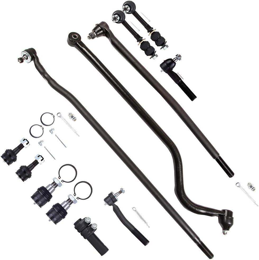 SCITOO 12pcs Front Suspension Kit for Dodge Ram 2500 1998-1999