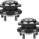 Autoround 513325 Pair Front Wheel Hub and Bearing Assembly Replacement for 2012-2019 Chrysler 300, 2012-2019 Dodge Charger/2012-2019 Challenger 5 Lug Non-ABS