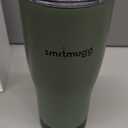 SMRTMUGG X Heated Coffee Mug 19 oz., 8 Hour Battery Life, Self-Heating, Adjustable Temp Controlled, LCD Screen, Includes Cover with Magnetic Slider (Black) (Sage Green)