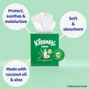 Kleenex Lotion Facial Tissues with Coconut Oil, 4 Cube Boxes, 60 Tissues Per Box, 3-Ply (White)