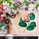 HEALLILY Lace Tape 70.86 Inch Adhesive Decorative Masking Tape for Scrapbooking Crafts DIY Card Making Planner Embellishments Pink Lace Trim Ribbon