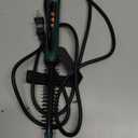 BANGMENG Mini Thermal Round Brush, 0.35 Inch Barrel Volume Heat Styling Brush for Men and Women Short Thin Curly Straight Hair, Heated Curling Iron,12 Temperature Setting (0.95 Inch with Bristles)