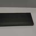 1.5" Rise Rubber Threshold Ramp, 2204Lbs Recycled Rubber Power Threshold, 35.4" L x 7.87" W Non-Slip Surface Solid Threshold Ramp is Adjustable and Cuttable for Wheelchairs, Power Scooters