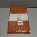 maxmill Weaved Texture Rectangular Tablecloth Water Resistance Antiwrinkle Spillproof Soft Fall Table Cloth for Dining Room, Thanksgiving Parties and Halloween Holiday Dinners, 60 x 108 Inch, Rust