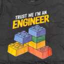 I'm an Engineer Kids Brick Builder Bricks Building Blocks T-Shirt, Size S