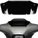 7" Windshield for Street Glide FLHX 2024-UP, Motorcycle Windscreen Splitter Wind Shield Visor Replacement Accessories for Harley Davidson CVO Street Glide Ultra FLHX FLHXSE FLHXU, Black Windshield