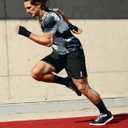 COOFANDY Men's Athletic Running Shorts Quick Dry 7" Workout Gym Short Lightweight Active Sport Short for Tennis Hiking (Black, XL)
