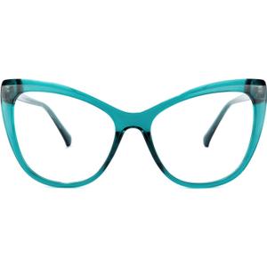 Zeelool Stylish TR90 Oversized Cat Eye Blue Light Blocking Glasses Computer Gaming Eyewear for Women Shelby OT414973