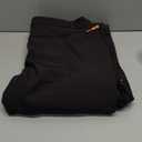 Postropaky Womens Outdoor Snow Ski Pants Waterproof Hiking Insulated Softshell Pants Snowboard Zipper Bottom Leg (12 Short, Black)