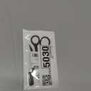 Eyebrow Scissors with Comb, KAJUDA Facial Hair Small Grooming Scissors For Men Women - Eyebrow Trimmer Scissor for Eyebrows, Nose Hair, Mustache, Beard, Eyelash - 3PCS Black