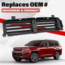 Active Grille Shutter with Actuator Motor Fit for Jeep Cherokee KL Series 2019-2023 Replace 68412008AC