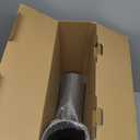 A-KARCK Exhaust 90 Degree Tube 5" OD, Exhaust Elbow 90 Degree 5" ID/OD Aluminized Steel Exhaust Pipe Mandrel Bend