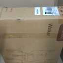 Upright Walkers for Seniors, Stand Up Rollator Walker with Adjustable Padded Armsupport & Seat, Folding Rolling Walker with 8'' Wheel Suitable for All Terrain, Red