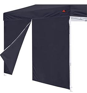 SCOCANOPY Door for 10x10 Canopy Frame One Central Zipper Design for Easy Entry and Exit, 1 Pack Canopy Door Only, Black