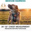 Embark Adventure No Pull Dog Harness, Reflective Trim No Pull Harness for Medium Sized Dog - Military Grade Nylon, Front Clip with Gel Lined Handle. Soft & Padded Puppy