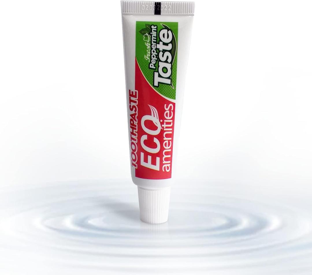 Transparent toothbrush and toothpaste(ECO AMENITIES)
