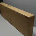 31x11 inches Modern Wall Clock Battery Operated, Wooden Decorative Analog Clock with Silent Quartz Movement for Living Room, Kitchen, Bedroom, Office