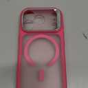 ESR for iPhone 17 Pro Max Case with Stash Stand, Camera Control Cover Compatible with MagSafe, Military-Grade Drop Protection Magnetic Phone Case, Scratch-Resistant Back Cover, Frosted Pink