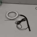 Repair Magnifying Glass with Light Stand 10X Desk 5 Color Modes Stepless Dimmable Clamp Flexible Gooseneck Magnifier