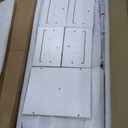 CuisinSmart Manicure Table with Dust Collector, 42" Nail Desk for Nail Tech with Lockable Wheels, 4 Storage Drawers, Arm Rest, Acetone Resistant Top and Storage Cabinet White