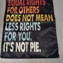 Equal Rights For Others Does Not Mean Fewer Rights For You Yard Flag One Size Double Sided Decorative Small Garden Flags For Beach House Flags