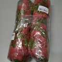 2 x HyeFlora Bougainvillea Artificial Hanging Flowers Plants for Outdoors Winter Decoration, 2pcs Faux Bougainvillea Vines Red Fake Flowers Realistic UV Resistant Silk Flowers for Outside Planter Yard Urn