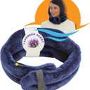 SunnyBay Microwave Heating Pad, Microwavable Heated Neck and Shoulder Wrap with Wide Neck Coverage, Hands-Free Moist Aromatherapy Hot Pack with Lavender, 26x7 Inches, 2.5 lbs, Navy Blue