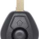 MechanMagic Key Fob Remote Replacement Fits for BMW 3 5 6 Series M3 X3 X5 Z4 2000 2001 2002 2003-2009 LX8FZV CAS2 E46 E83 E53 E85 Keyless Entry Remote Control 46CHIP HU92 315/433MHz